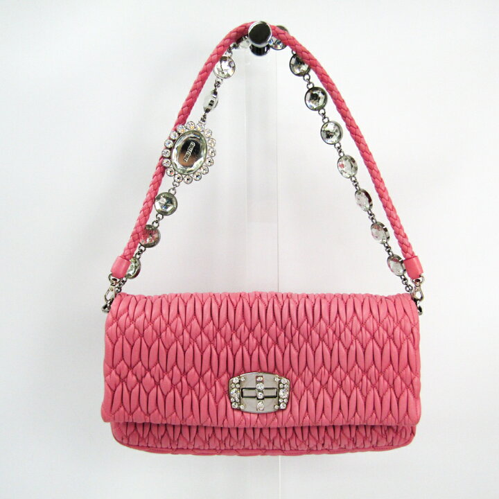 楽天市場】ミュウ・ミュウ(Miu Miu) マトラッセ ナッパ クリスタル  