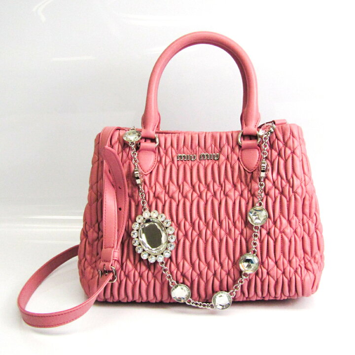 楽天市場】ミュウミュウ(Miu Miu) NAPPA CRYSTAL 5BA067 レディース  