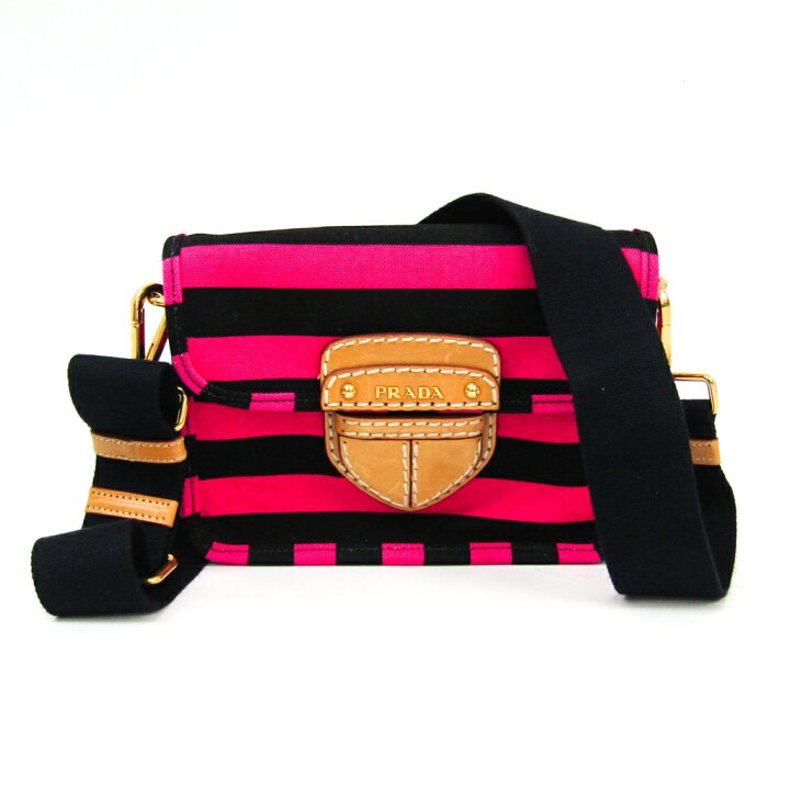 楽天市場】プラダ(Prada) CANAPA RIGHE BT0785 レディース キャンバス 