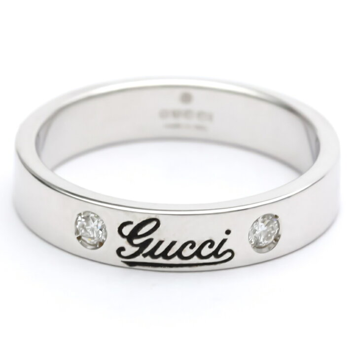 楽天市場】グッチ (GUCCI) アイコン プリント リング ダイヤモンド 2PD  