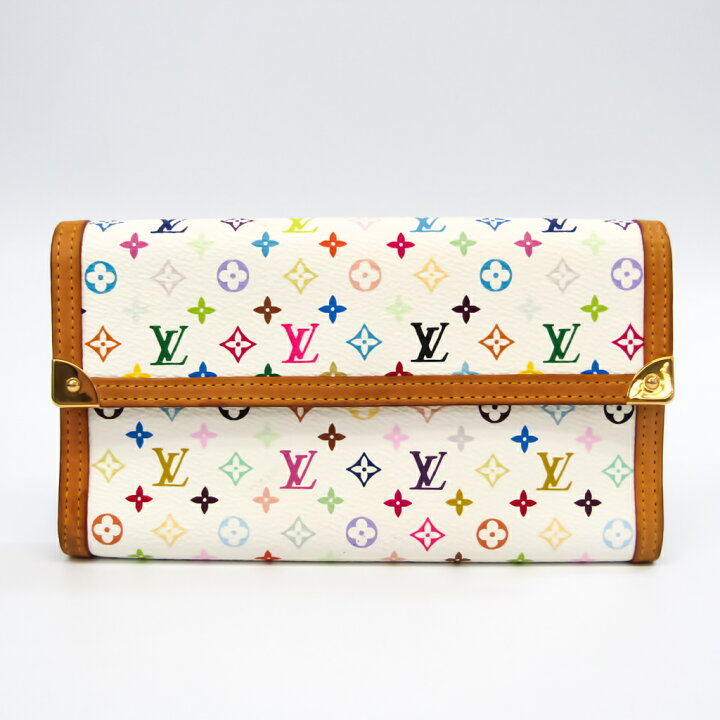 LOUIS VUITTON ルイ・ヴィトン マルチカラー 三つ折り財布 長財布 