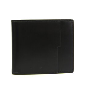 ボッテガ・ヴェネタ(Bottega Veneta) メンズ レザー 財布（二つ折り） ブラック【中古】