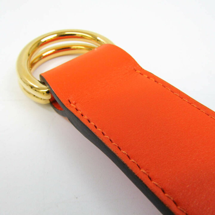 楽天市場】エルメス(Hermes) レザー スカーフリング ゴールド,オレンジ 