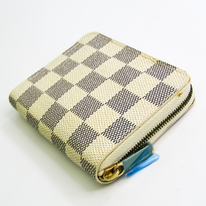 ルイヴィトン まがっ Louis Vuitton ダミエアズール ジッピーコイン  