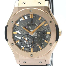 ウブロ (HUBLOT) クラシックフュージョン ウルトラシン K18 ピンクゴールド 手巻き メンズ 時計 545.OX.0180.LR (外装仕上げ済み) 【中古】【中古】