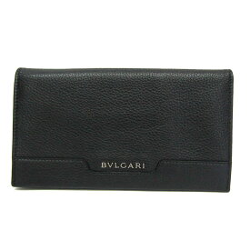ブルガリ(Bvlgari) URBAN 33402 メンズ レザー 長財布（二つ折り） ブラック【中古】