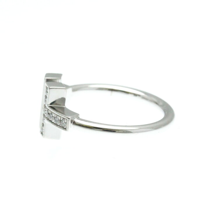 楽天市場】ティファニー(Tiffany) T ワイヤー リング K18ホワイト  