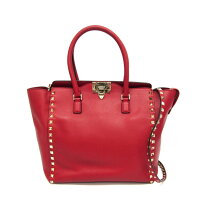 楽天市場】ヴァレンティノ スタッズ バッグ（カラーレッド）（バッグ  