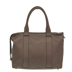 ジミーチュウ(Jimmy Choo) メンズ レザー トートバッグ ダークブラウン【中古】