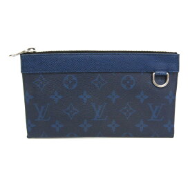 ルイ・ヴィトン(Louis Vuitton) タイガ ポシェット ディスカバリーPM M30278 メンズ クラッチバッグ コバルト【中古】