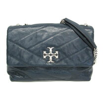 未使用級】Tory Burch キラ シェブロン チェーンショルダー 黒 希少 