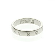 カルティエ(Cartier) ハッピーバースデー K18ホワイトゴールド(K18WG) ファッション 無し バンドリング …