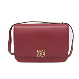 ロエベ(Loewe) ゴヤ レディース レザー ショルダーバッグ レッド【中古】