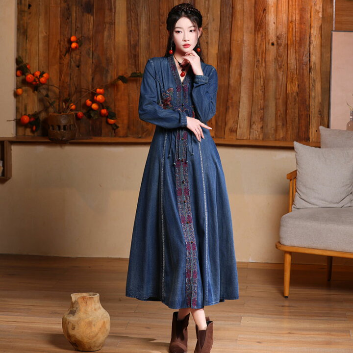 楽天市場】一部即納 春 ガウンワンピース 大きいサイズ レトロ  