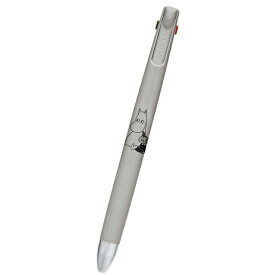 ムーミン ブレン3C 3色 ボールペン 0.5mm リトルミイ フラワー グレー 北欧 MOOMIN ゼブラ 背面ノック カミオジャパン