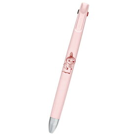 ムーミン ブレン3C 3色 ボールペン 0.5mm リトルミイ フラワー ピンク 北欧 MOOMIN ゼブラ 背面ノック カミオジャパン
