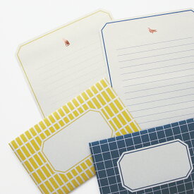 ＼P2倍＋クーポン／LE LIN ルラン レターセット｜定型内 手紙 便箋 封筒 ギフト お祝い 誕生日 おしゃれ かわいい シンプル｜MATOKA マトカ