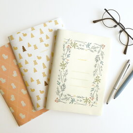 ＼ポイント2倍＋クーポン／EVERYDAY NOTEBOOK エブリデイノート A5｜おしゃれ かわいい 高校生 中学生 入学 シンプル 動物 犬 猫 クマ 花 スズラン ミモザ フラワー 方眼 魚 シマエナガ 恐竜 ダイナソー ｜MATOKA マトカ