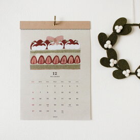 MATOKA マトカ 2026年 壁掛けカレンダー タンザックタイプ（日曜始まり）『SWAN｜スワンとよこながスイーツ（トビマツショウイチロウ）』スイーツ 動物 ケーキ