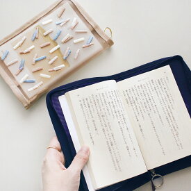 【ご予約 6月上旬発送】SUVANT BOOK COVER スヴァント ブックカバー｜刺繍 メッシュ 読書 本 カバー 文庫本 読書カバー 文学 芸術 かわいい おしゃれ ボタニカル 花 フラワー 鳥 アート 植物 ギフト プレゼント 母の日｜MATOKA マトカ