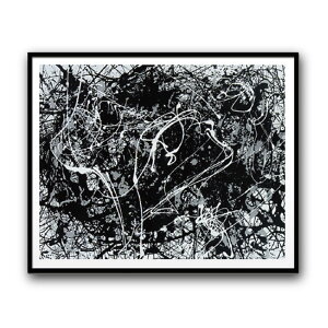�yRaffinart�z�W���N�\���E�|���b�N�uNumber 33,1949�v�m1130mm × 860mm�n�bJackson Pollock �A�[�g�|�X�^�[ �t���[���Z�b�g �G�� �z�� �z���� ��^�y�󒍐��Y�i�z�y�����܂ł� ��7-10�c�Ɠ��z�y�uRaffinart�v