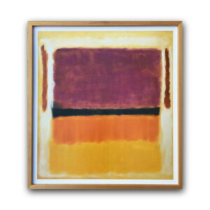�yRaffinart�z�}�[�N�E���X�R�uUNTITLED (VIOLET, BLACK, ORANGE, YELLOW ON WHITE AND RED), 1949�v�m743mm × 804mm�n�bMark Rothko �A�[�g�|�X�^�[ �t���[���Z�b�g �G�� �y�󒍐��Y�i�z�y�����܂ł� ��7-10�c�Ɠ��z�y�u