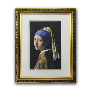 �yRaffinart�z���n�l�X�E�t�F�����[���u�^��̎�����̏����v�m490mm × 595mm�n�bJohannes Vermeer �A�[�g�|�X�^�[ �t���[���Z�b�g �G�� �z�� �z�����y�󒍐��Y�i�z�y�����܂ł� ��7-10�c�Ɠ��z�y�uRaf