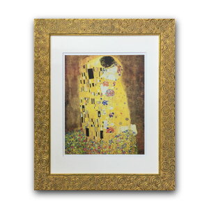 �yRaffinart�z�O�X�^�t�E�N�����g�uThe Kiss�v�m490mm × 595mm�n�bGustav Klimt �A�[�g�|�X�^�[ �t���[���Z�b�g �G�� �z�� �z���� �C���e���A �t���[���t���y�󒍐��Y�i�z�y�����܂ł� ��9-12�c�Ɠ��z�y