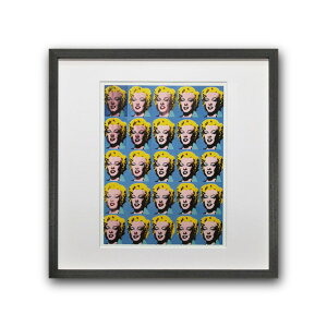 �yRaffinart�z �A�[�g�t���[�� �A���f�B�E�E�H�[�z���uTwenty-Five Colored Marilyns�v�m425mm × 425mm�n�bAndy Warhol �A�[�g�|�X�^�[ �t���[���Z�b�g �G�� �z�� �z�����y�󒍐��Y�i�z�y�����܂ł� ��7-10�c