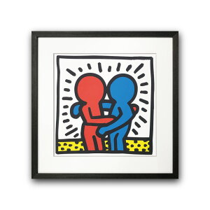 �yRaffinart�z�L�[�X�E�w�����O�uUntitled, 1987�v�m425mm × 425mm�n�bKeith Haring �A�[�g�|�X�^�[ �t���[���Z�b�g �G�� �z�� �z�����y�󒍐��Y�i�z�y�����܂ł� ��7-10�c�Ɠ��z�y�uRaffinart�v�ȊO�̏��i