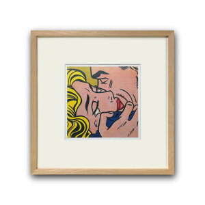 �yRaffinart�z���C�E���L�e���X�^�C���uKiss V�v�m425mm × 425mm�n�bRoy Lichtenstein �A�[�g�|�X�^�[ �t���[���Z�b�g �G�� �z�� �z�����y�󒍐��Y�i�z�y�����܂ł� ��7-10�c�Ɠ��z�y�uRaffinart�v�ȊO�̏�