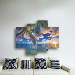 �yRaffinart�zBello Canvas Art�uBeautiful Lanikai�v�i4���Z�b�g�j�b�L�����o�X�A�[�g �C���e���A �Z�b�g ���i �ʐ^ �t�H�g�A�[�g�y�󒍐��Y�i�z�y�����܂ł� ��7-10�c�Ɠ��z�y�uRaffinart�v�ȊO�̏��i��