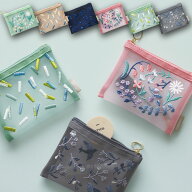【7月下旬 新色入荷！】SUVANT MINI POUCH スヴァント ミニポーチ｜ポーチ ケース 刺繍 メッシュ 鍵 キー…