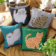 ＼P2倍＋クーポン／松尾ミユキ クッションカバー A｜Cushion cover 45×45cm インテリア おしゃれ かわい…
