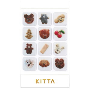 \P2倍+クーポン/KITTA CLEAR アイコン|手帳用シール ダイアリーシール 携帯用 デコレーション デコ かわいい おしゃれ キッタクリア スイーツ お菓子 おやつ 動物 アニマル スマホ アプリ