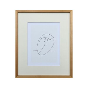 �yRaffinart�z �A�[�g�t���[�� �p�u���E�s�J�\�uLe hibou�v�m530mm × 630mm�n�bPablo Picasso �A�[�g�|�X�^�[ �t���[���Z�b�g �G�� �z�� �z�����y�󒍐��Y�i�z�y�����܂ł� ��7-10�c�Ɠ��z�y�uRaffinart�v