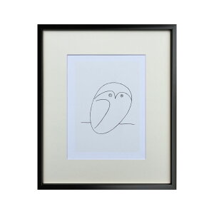 �yRaffinart�z�p�u���E�s�J�\�uLe hibou�v�m530mm × 630mm�n�bPablo Picasso �A�[�g�|�X�^�[ �t���[���Z�b�g �G�� �z�� �z�����y�󒍐��Y�i�z�y�����܂ł� ��7-10�c�Ɠ��z�y�uRaffinart�v�ȊO�̏��i�Ɠ���