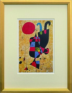 �yRaffinart�z�W���A���E�~�� �A�[�g�t���[���m314mm × 404mm�n�bJoan Miro �A�[�g�|�X�^�[ �t���[���Z�b�g �G�� �z�� �z���� �C���e���A�y�󒍐��Y�i�z�y�����܂ł� ��7-10�c�Ɠ��z�y�uRaffinart�v��