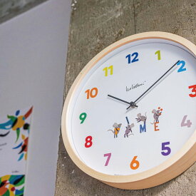 【ポイント5倍!＋クーポン】LEO LIONNI レオ・レオニ ウォールクロック / 壁掛け時計『Time』｜インテリア