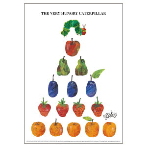 �_P2�{�{�N�[�|���^ERIC CARLE �G���b�N�E�J�[�� B4�T�C�Y�E�|�X�^�[�wFruits Pyramid / �͂�؂������ނ��x�b�C���e���A