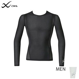 20%OFF ワコール CWX CW-X 柔流 メンズ JYURYUトップ JAO399 メッシュ 男性用 メンズ 丸首 長袖 機能性トップス ゴルフ 球技 マラソン 肩甲骨 広背筋 腹斜筋 吸汗速乾 UVカット率90%以上 ストレッチ