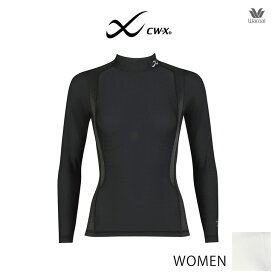 【エントリー＆3点購入でP10倍★2点で5倍】 15%OFF ワコール CWX CW-X 柔流 レディース シャツ スポーツ トップス ハイネック ゴルフ 球技 マラソン 肩甲骨 広背筋 腹斜筋 吸汗速乾 メッシュ