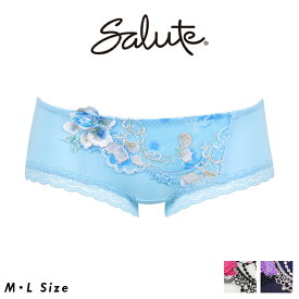 25%OFF サルート Salute ワコール Wacoal ブラジャー ペアショーツ 91シリーズ PTJ591 ボーイレングス ローライズ ヒップハング 花柄 フラワー ショーツ パンツ パンティ 下着 インナー ランジェリー セクシー ラグジュアリー【MA】