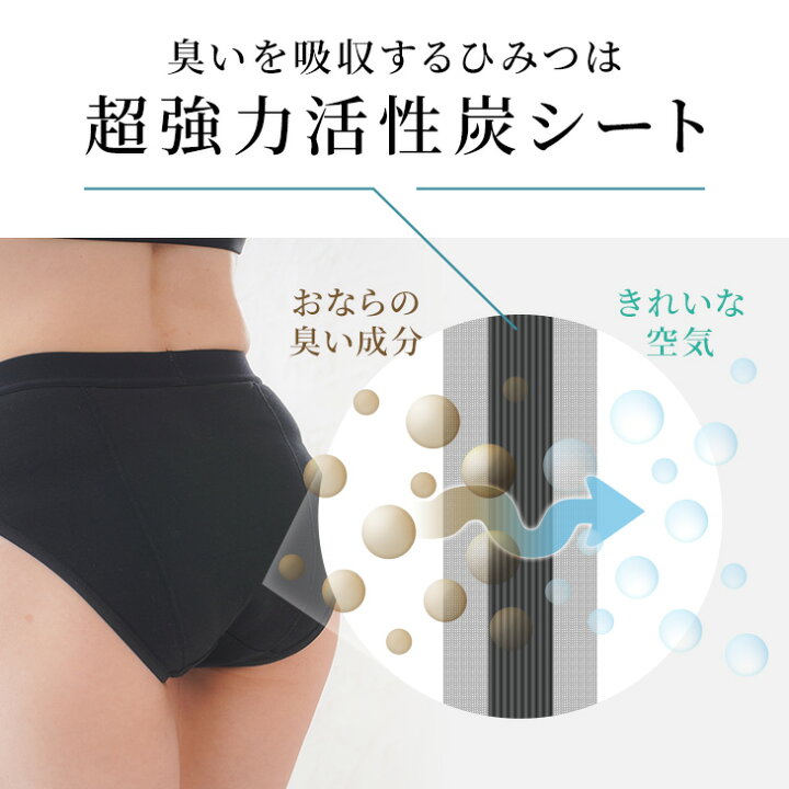 楽天市場 スーパーセールクーポン配布中 シュレディーズ おならパンツ 消臭パンツ 消臭下着 消臭ショーツ エチケットパンツ ハイウエスト レディース イギリス製 送料無料 インナー通販エルドシック