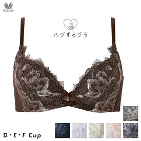 【エントリー&3点購入でP10倍】 20%OFF ワコール ハグするブラ Wacoal ブラジャー 体温感知 レースタイプ 3/4カップ DEFカップブラ BXB418