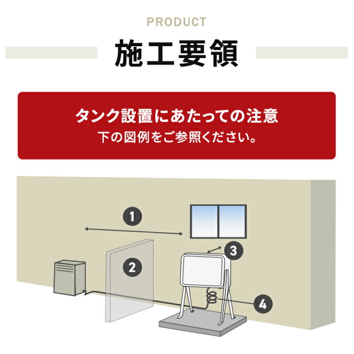 楽天市場】灯油タンク200L 屋外用ホームタンク【8mm銅管ジョイント 