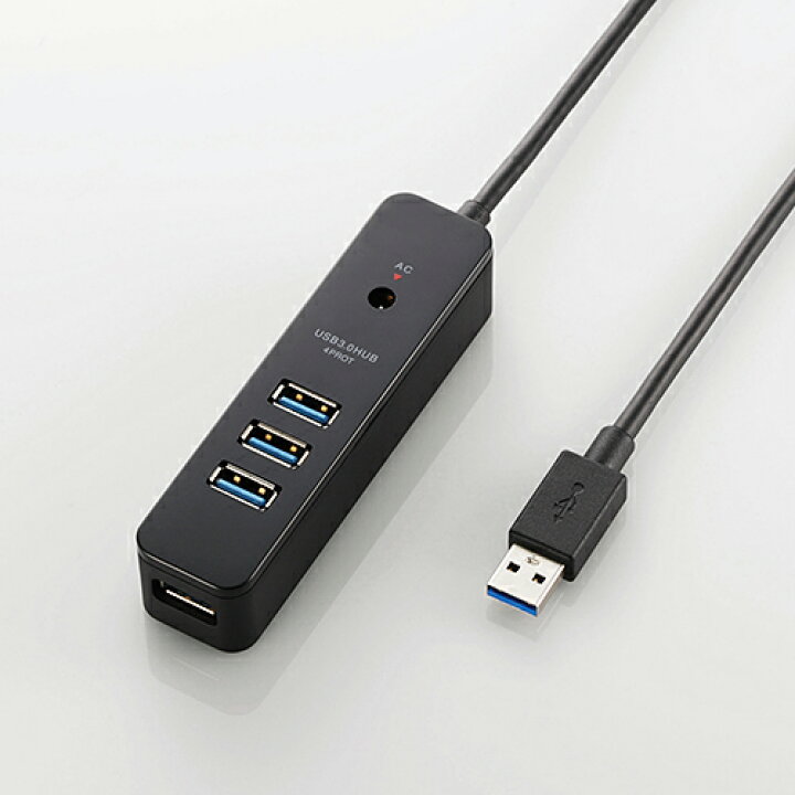 エレコム セルフパワー USB 3.0 対応 ハブ 4ポート マグネット付き USB ハブ Windows11 対応 U3H-T410SBK エレコムダイレクトショップ エレコム ELECOM USBハブ 7ポートUSB3.0ハブ U3H-T719SBK(マグネット・セルフパワータイプ) ブラック
