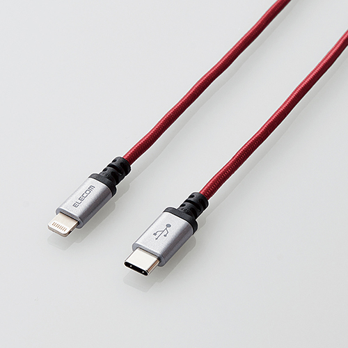 楽天市場】エレコム USB-C to Lightning ケーブル 高耐久 USB タイプC