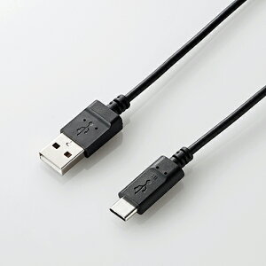 GR X}[gtHp USBP[u USB2.0 炩AA]C Type-C 0.3m ubN ELECOM MPA-ACY03BK