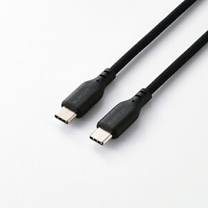 GR USB Type-C P[u VRbV USB Power DeliveryΉ ő240W 1.0m ubN ELECOM MPA-CCECPSM10BK